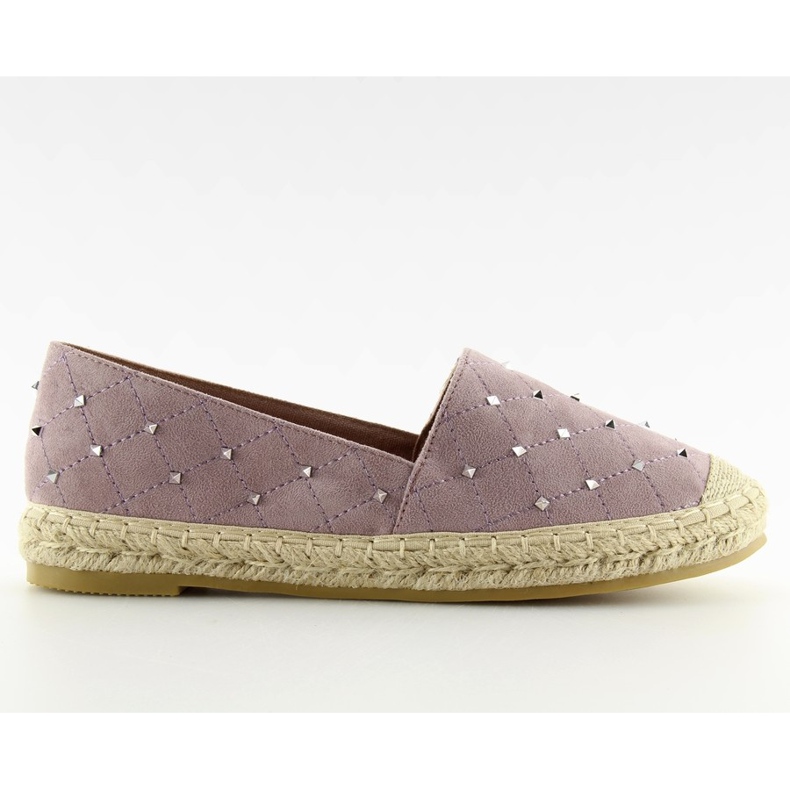 Espadrillas con borchie viola 5481 Purple
