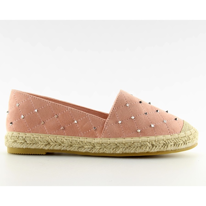 Espadrillas con borchie rosa 5481 rosa