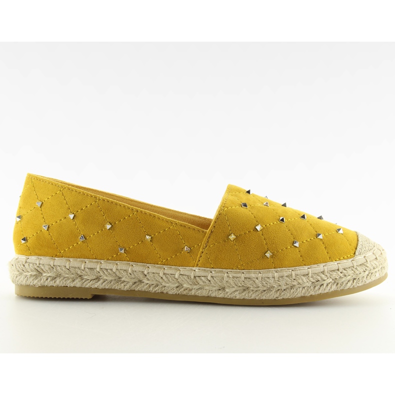 Espadrillas gialle con borchie giallo 5481 Giallo