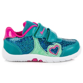 American Club Sneakers americane da bambina verde