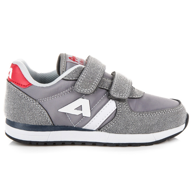 American Club Sneakers in pelle scamosciata americane grigio