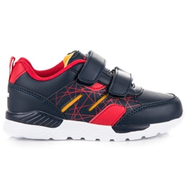 American Club Calzature in velcro americano blu