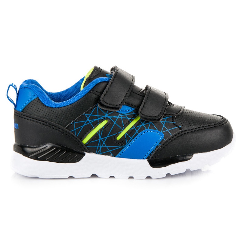 American Club Calzature in velcro americano nero