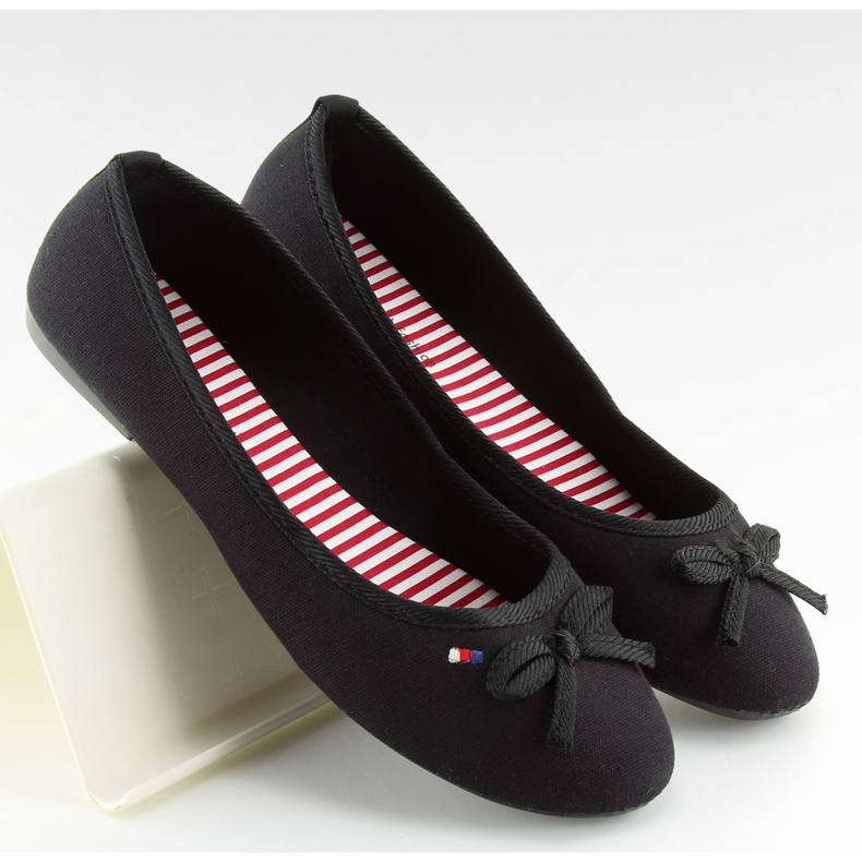 Ballerine da donna nere T141 nere nero
