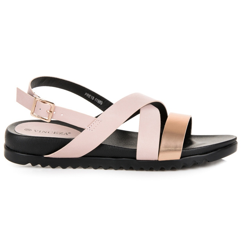 Sandali chiusi con fibbia VINCEZA rosa