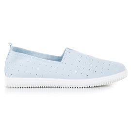 Seastar Slipons in camoscio blu