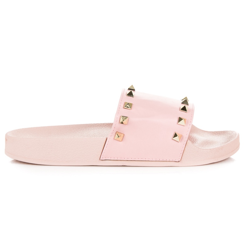 Ciabatte rosa con strass