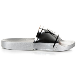 Ideal Shoes Ciabatte argento sì o no grigio