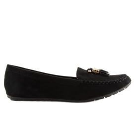 Mocassini Donna Neri Neri Fj-003 Neri Ii-Gat nero