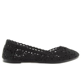 Ballerine in pizzo nere JX59P nere nero