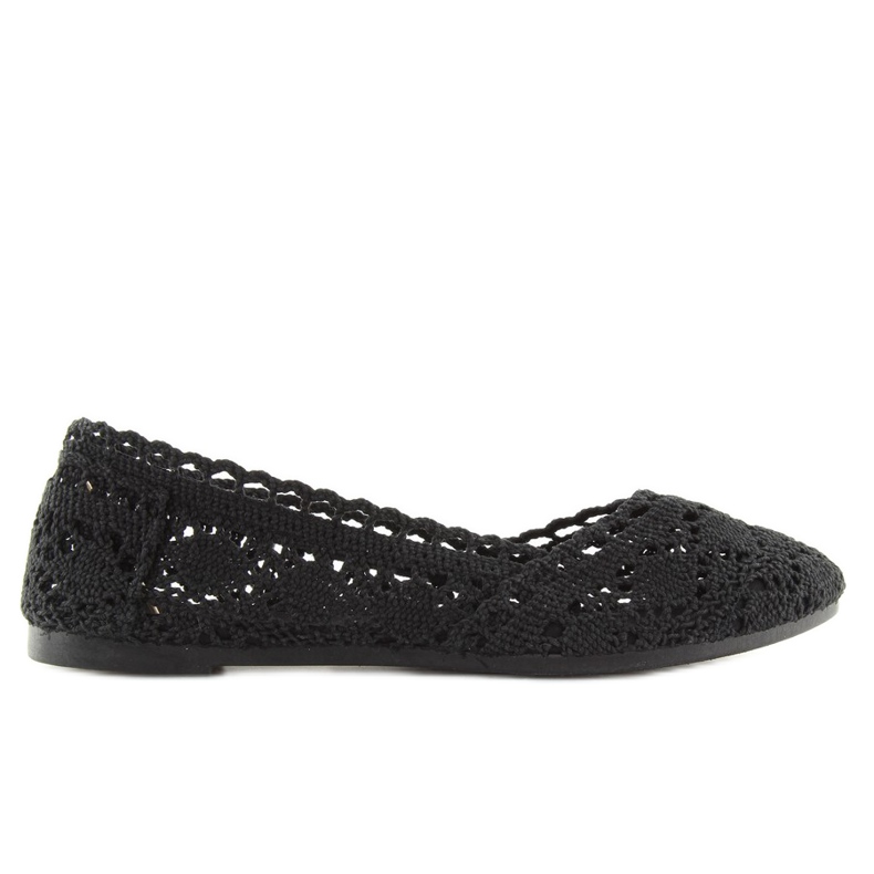 Ballerine in pizzo nere JX59P nere nero