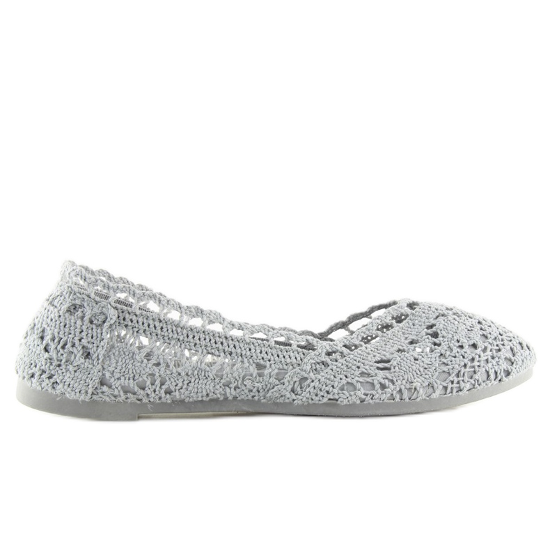 Ballerine in pizzo grigio JX59P grigio