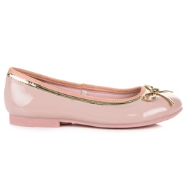 American Club Ballerine americane laccate 14297 rosa