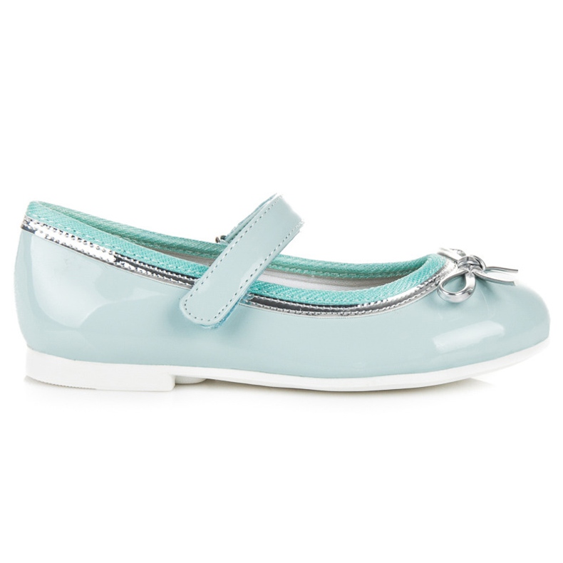 American Club Ballerina con velcro americana blu
