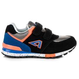 American Club Scarpe da ginnastica americane in velcro nero