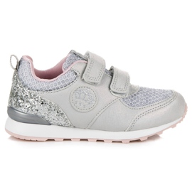 American Club Scarpe da ginnastica americane in broccato grigio