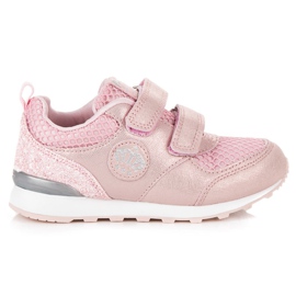 American Club Scarpe da ginnastica americane in broccato rosa