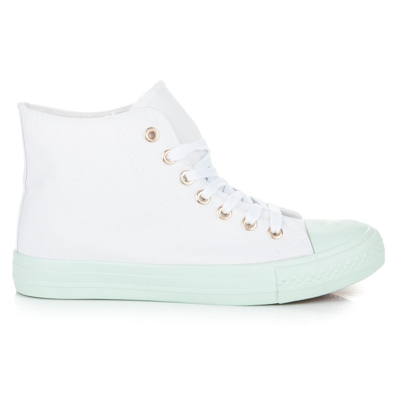 Coura Sneakers sopra la caviglia bianca