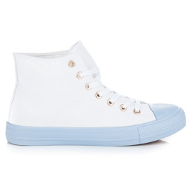 Coura Sneakers sopra la caviglia bianco