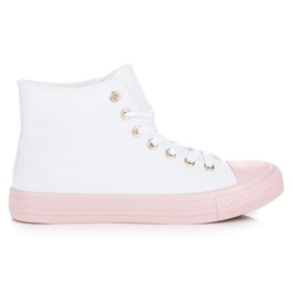 Coura Sneakers sopra la caviglia bianco