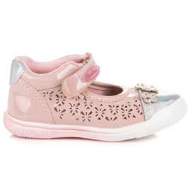 American Club Scarpe americane traforate rosa
