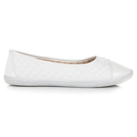 Ballerine sportive bianco
