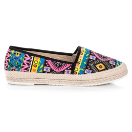 Espadrillas con fantasia etnica multicolore