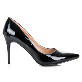 Small Swan Tacco laccato nero