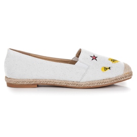 Bestelle Espadrillas primaverili con toppe bianca
