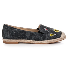 Bestelle Espadrillas primaverili con toppe nero