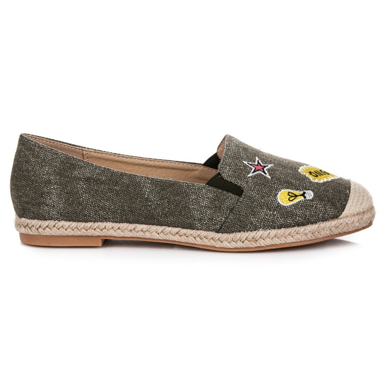 Bestelle Espadrillas primaverili con toppe verde