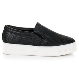 Seastar Sneakers Intrecciate Sulla Piattaforma nero