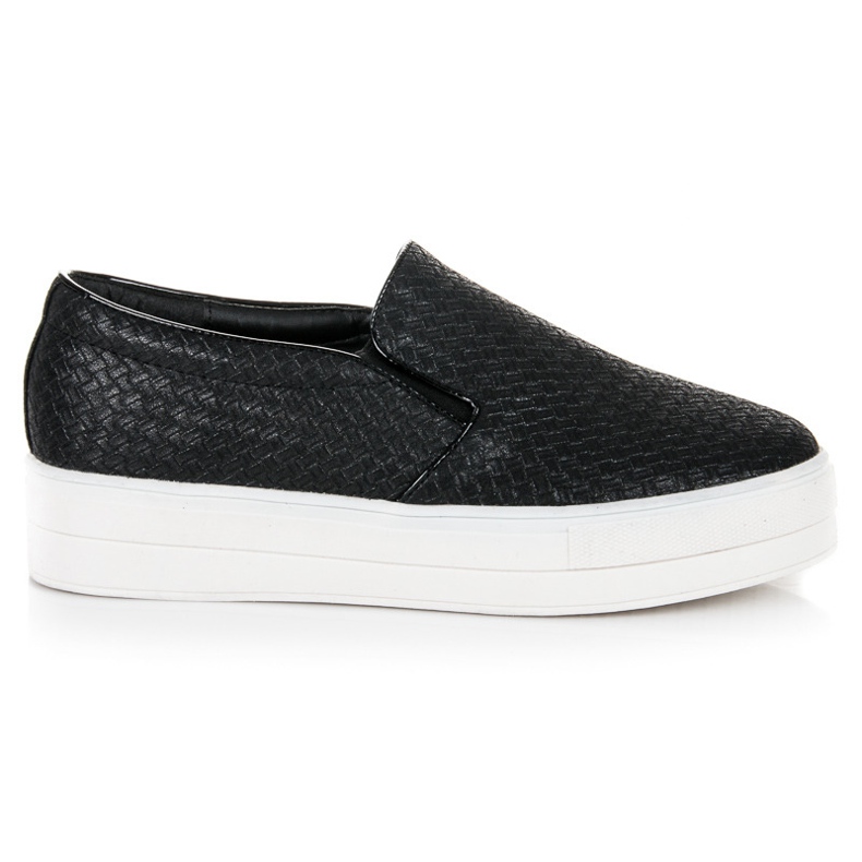 Seastar Sneakers Intrecciate Sulla Piattaforma nero
