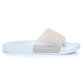 Seastar Ciabatte con cristalli blu