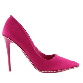 Elegante fucsia donna NF-23P Fushia tacchi alti rosa
