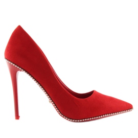 Eleganti tacchi alti da donna rossi NF-23P Red rosso