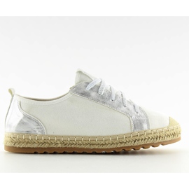 Sneakers espadrillas bianche BB02P Bianche bianco