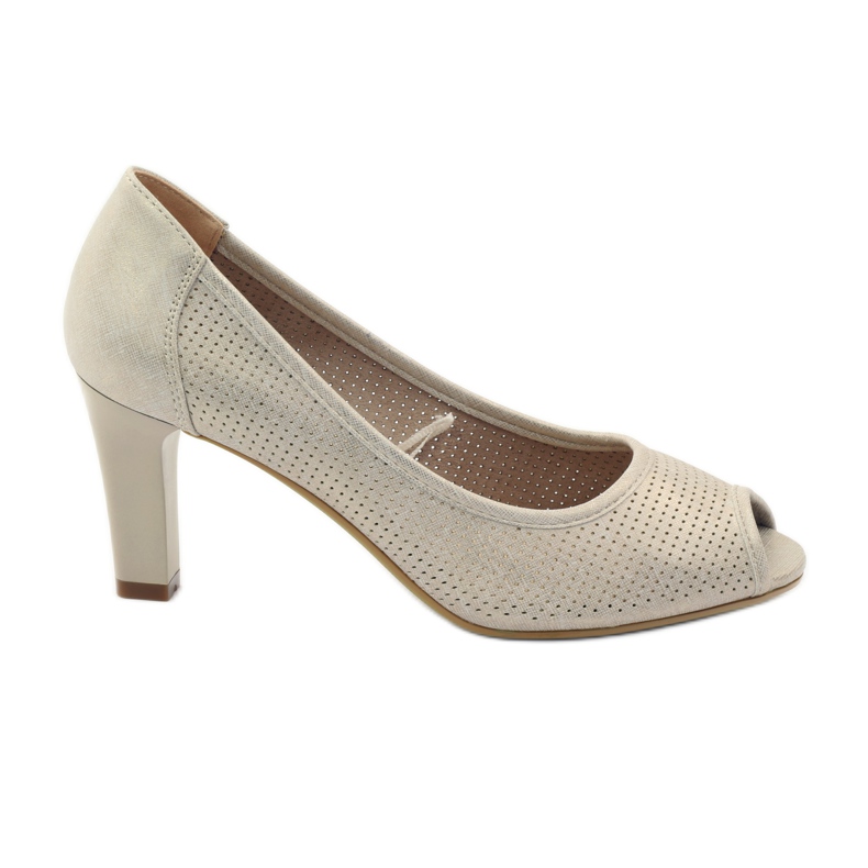 Décolleté traforate Sergio Leone 232 marrone giallo