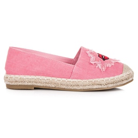 Bestelle Espadrillas rosa con toppe