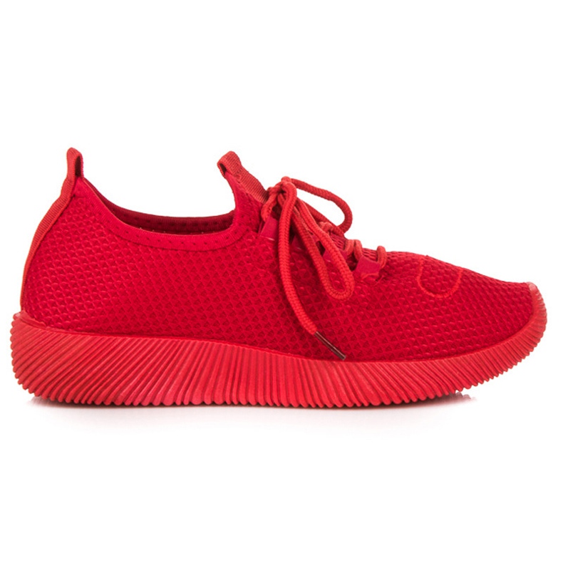 Sneakers slip-on rosse rosso