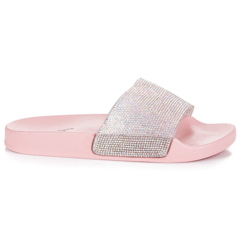 Bello Star Ciabatte con cristalli rosa