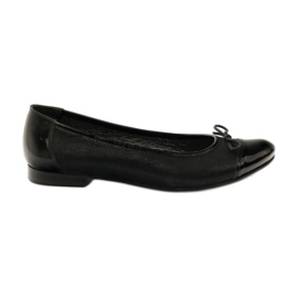 Ballerine con fiocco Angello nero 1704