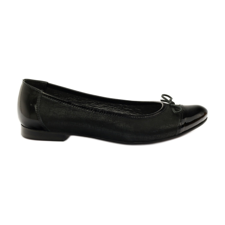 Ballerine con fiocco Angello nero 1704