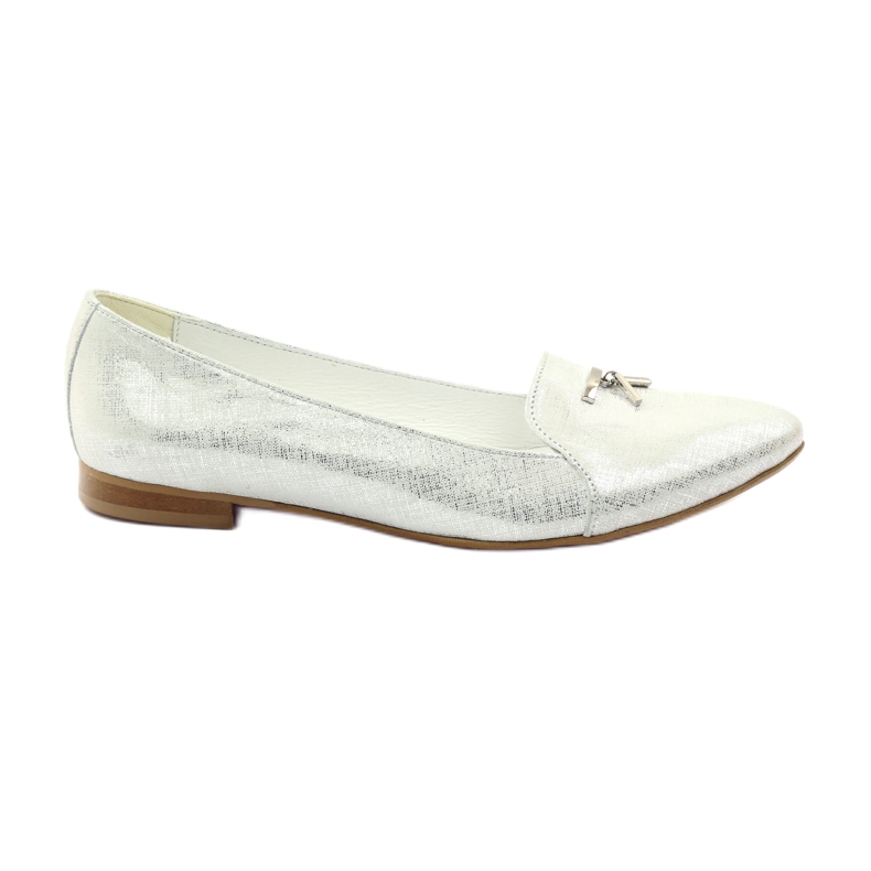 Ballerine Lordsy con decoro Angello in argento grigio