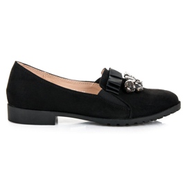 Bestelle Scarpe senza lacci con un ornamento nero
