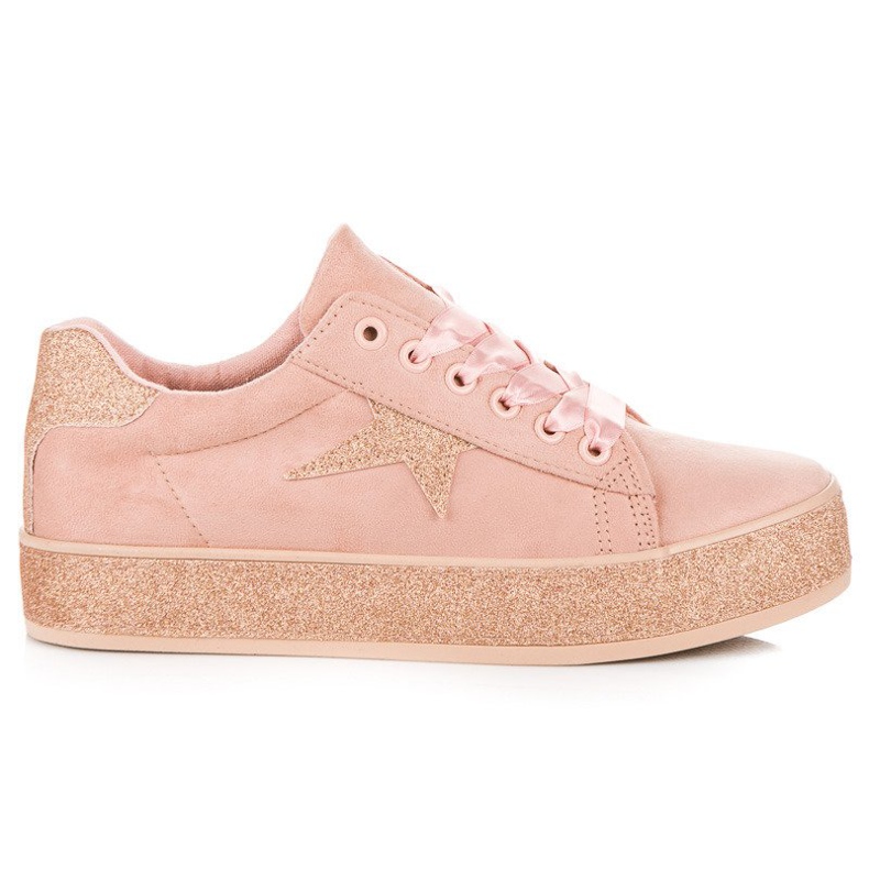 Sneakers Mckeylor glitterate rosa