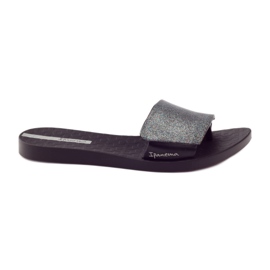 Ciabatte da piscina Ipanema 26177 glitter nero grigio