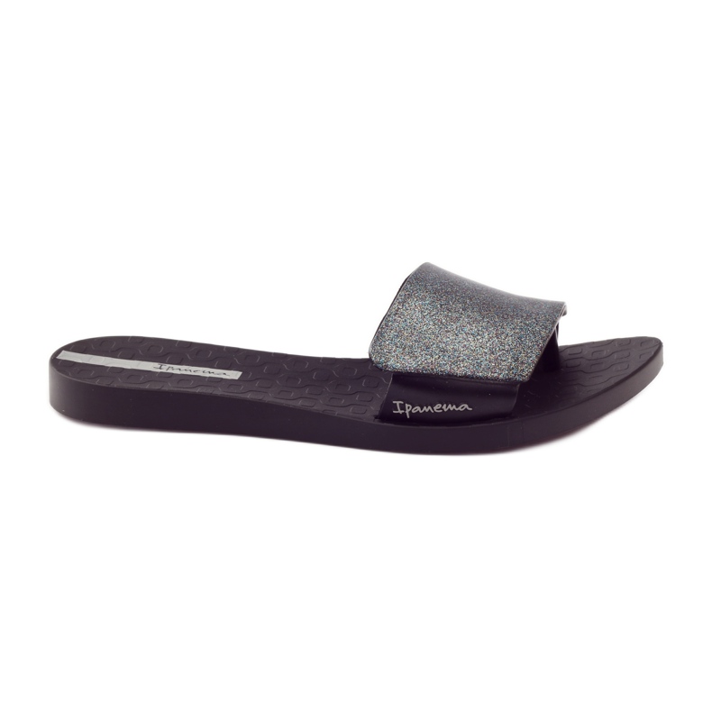 Ciabatte da piscina Ipanema 26177 glitter nero grigio