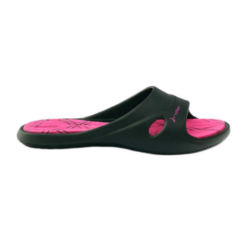 Ciabatte da piscina in gel Rider 82214 nere nero rosa