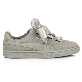 Puma Suede Heart Pebble WN`S grigio
